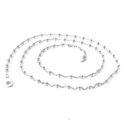 VENICE rhodium silver necklace chain