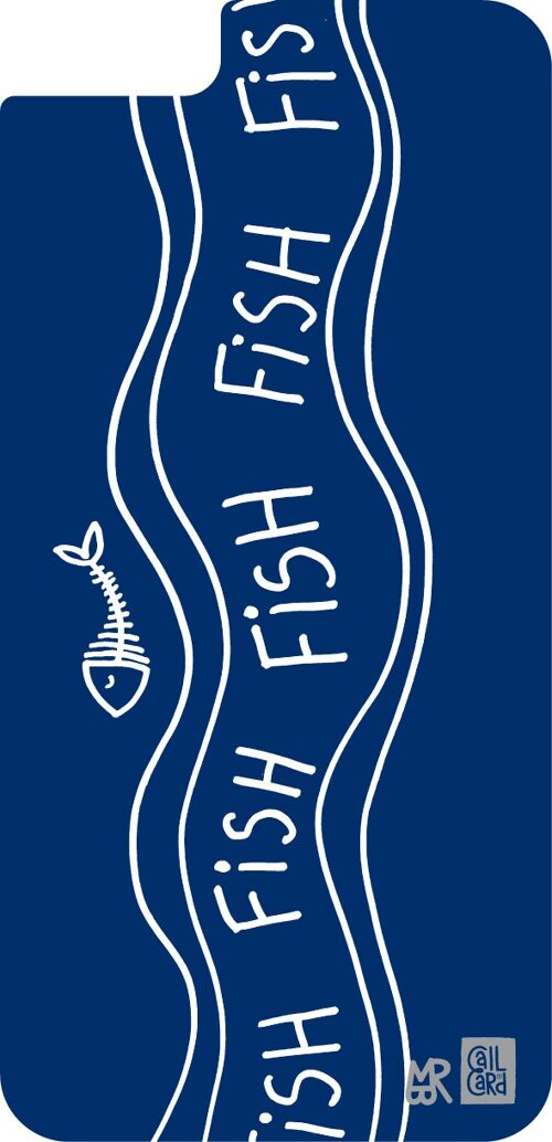 Callcard® iPhone 6+/6S+ Fishriv navy