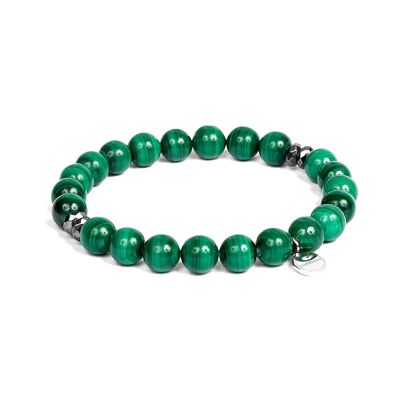 Bracelet en Malachite 8 millimètres