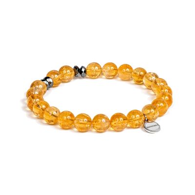 Bracelet en Citrine 8 millimètres