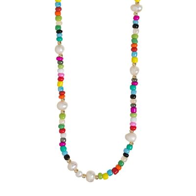 Timi of Sweden | Summer Bead and Pearl Necklace | Exclusive Scandinavian design that is the perfect gift for every women