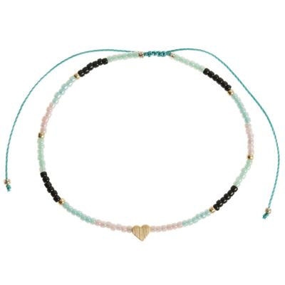 Timi of Sweden | Heart Bead Macrame Bracelet | Exclusive Scandinavian design that is the perfect gift for every women