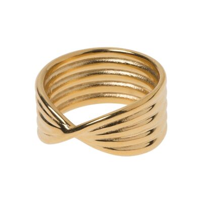 Timi of Sweden | Folded Rays Ring | Exclusive Scandinavian design that is the perfect gift for every women