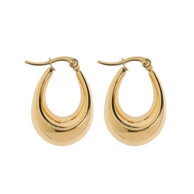 Timi of Sweden | Droplet Hoop Earrings | Exclusive Scandinavian design that is the perfect gift for every women