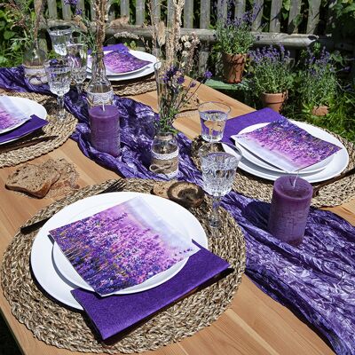 "Field of Lavender" napkins