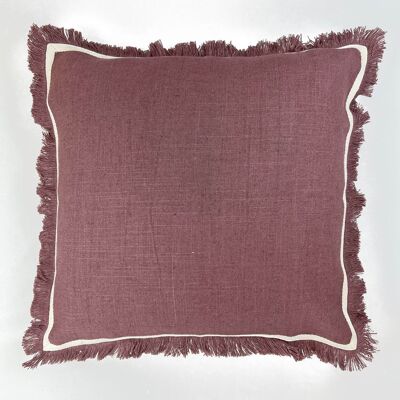 Yuli Burgundy Cushion Cover (40 X 40 cm)