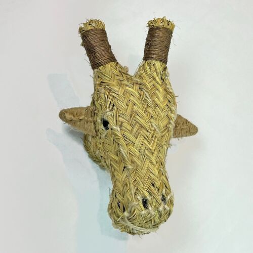 Cabeza de esparto Jirafa (23 cm)