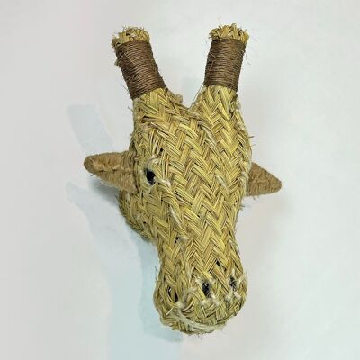 Cabeza de esparto Jirafa (28 cm)