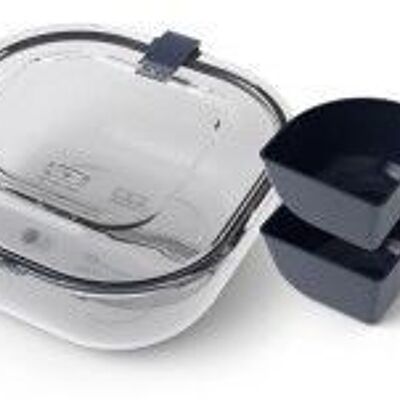 MB Gourmet + 2 food cup - Crystal - La lunch box made in France