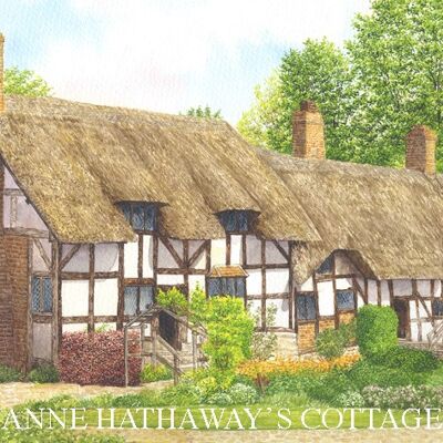 Fridge Magnet, Anne Hathaways cottage, Warwickshire.