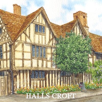 Imán de nevera, Hall's Croft Stratford upon Avon, Warwickshire.