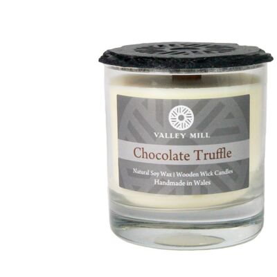 Wooden Wick Soy Wax Candle - Chocolate Truffle