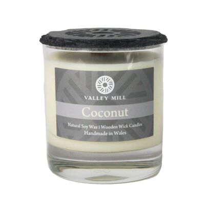 Wooden Wick Soy Wax Candle - Coconut