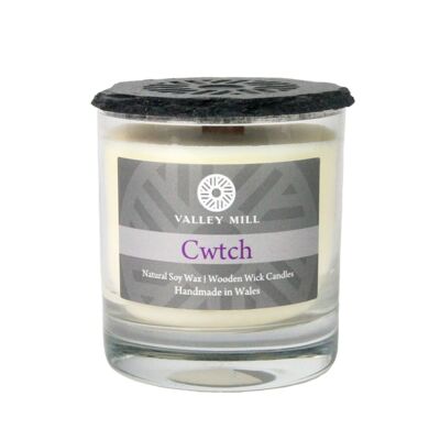 Wooden Wick Soy Wax Candle - Cwtch