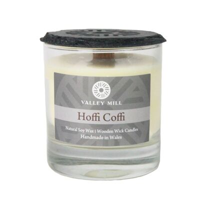 Wooden Wick Soy Wax Candle - Hoffi Coffi