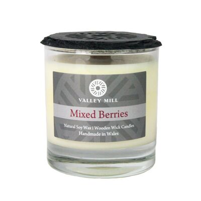 Wooden Wick Soy Wax Candle - Mixed Berries
