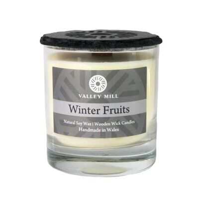 Wooden Wick Soy Wax Candle - Winter Fruits