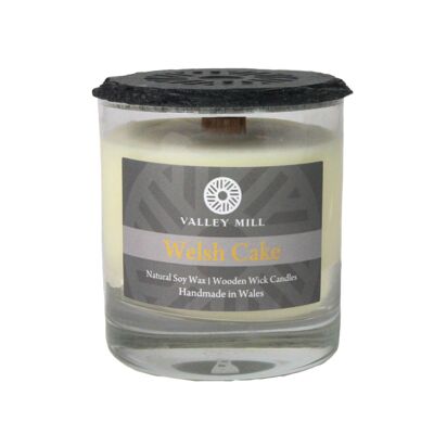 Wooden Wick Soy Wax Candle - Welsh Cake