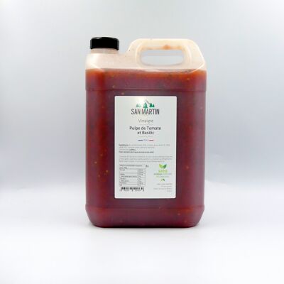 Vinaigre de Pulpe de Tomate et Basilic 5L