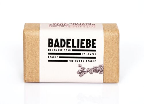 BADELIEBE - Hartseife Natural Coffee Olive & Coconut Oil