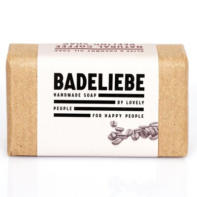 BADELIEBE - Hard Soap Natural Coffee Olive & Coconut Oil