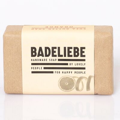 BADELIEBE - Jabón duro Manteca de Karité Jabón Naranja