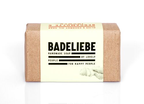 BADELIEBE - Hartseife Bergamotte & Ingwer Olive & Coconut Oil