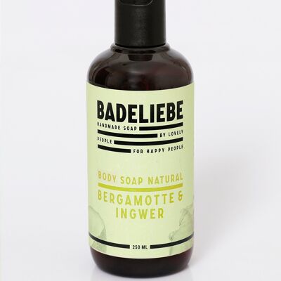 BADELIEBE - gel douche bergamote & gingembre