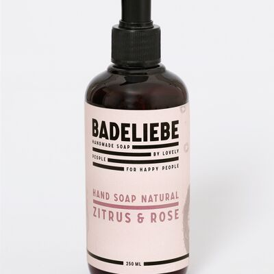 BADELIEBE - savon liquide agrumes & rose
