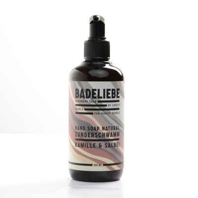 BADELIEBE - liquid soap tinder sponge chamomile sage