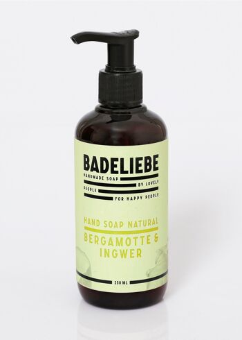BADELIEBE - Savon Liquide Bergamote & Gingembre 1