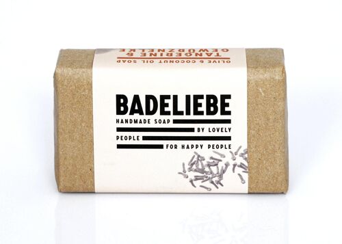 BADELIEBE - Hartseife Tangerine & Gewürznelke Olive & Coconut Oil Soap