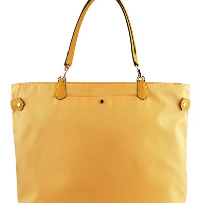 Daily - Handbag M in nylon and coated canvas with leather trim