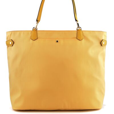 Daily - Handbag M in nylon and coated canvas with leather trim