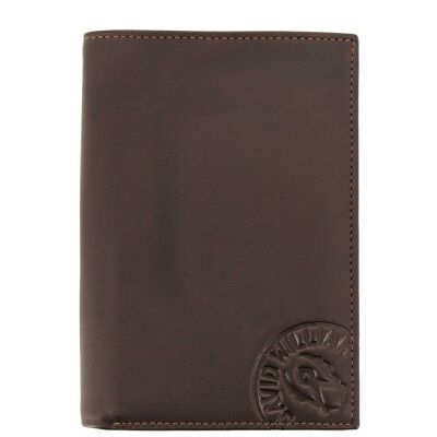 Annan - Large fat cowhide leather wallet