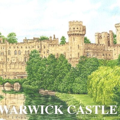 Imán de nevera, Castillo de Warwick Warwickshire.