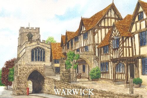 Fridge magnet, lord leycester hospital warwick.