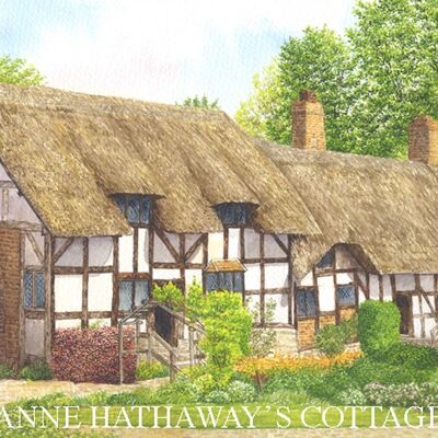 SCHLÜSSELANHÄNGER, ANNE HATHAWAYS COTTAGE STRATFORD, WARWICKSHIRE.