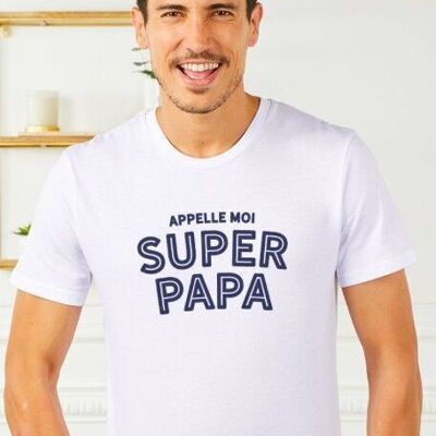 Camiseta hombre Llámame super papá