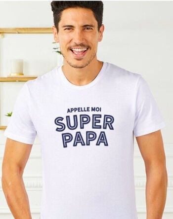 T-shirt homme Appelle moi super papa