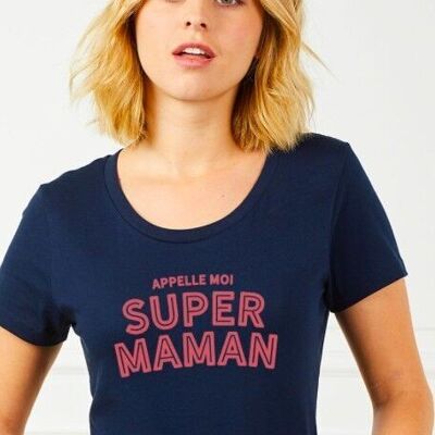 Damen-T-Shirt Nenn mich Supermama