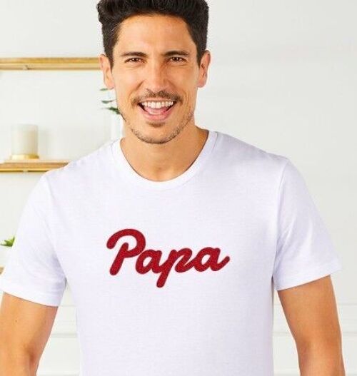 T-shirt homme Papa (effet velours)