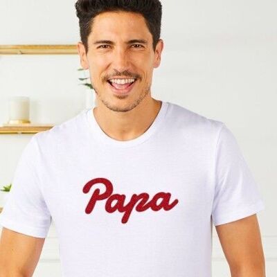Papa men's t-shirt (velvet effect)