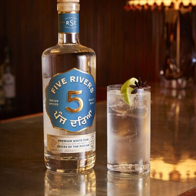 Five Rivers Indian spiced rum x 6