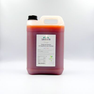 Vinegar of Apple Pulp and Field Poppy 5L