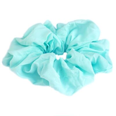 Scrunchie laguna azul grande