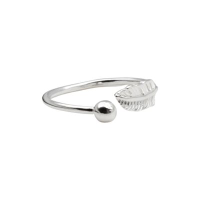 Charley Feather Ring - Silver