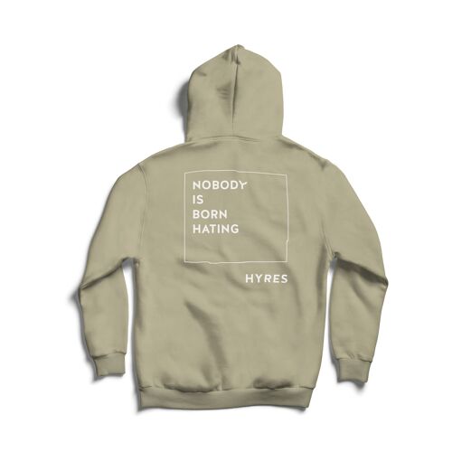 Hoodie No Hate / Sage Green - A