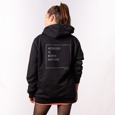 Hoodie No Hate / Black - A