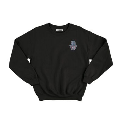 Sweater Hamsa black - A